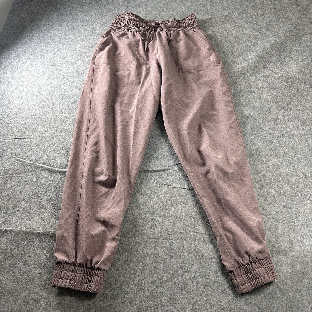 Albion Fit Joggers Womens Small Purple Nylon Stretch Athletisure